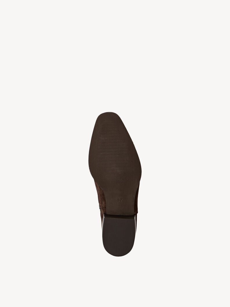 bootie in pelle - marrone 1-25021-45-304 compra tamaris stivaletti online