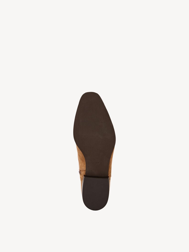bootie in pelle - marrone 1-25021-45-305 compra tamaris stivaletti online