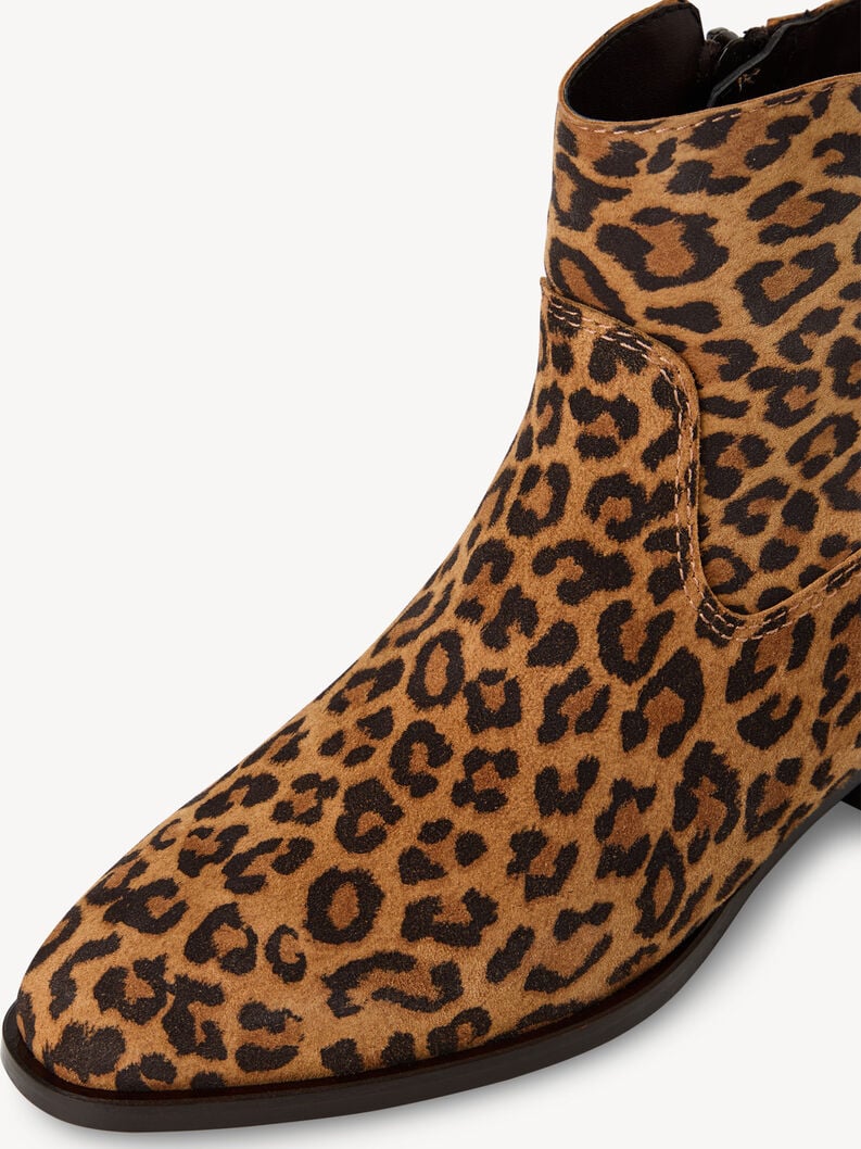 bootie in pelle - marrone 1-25021-45-360 compra tamaris stivaletti online