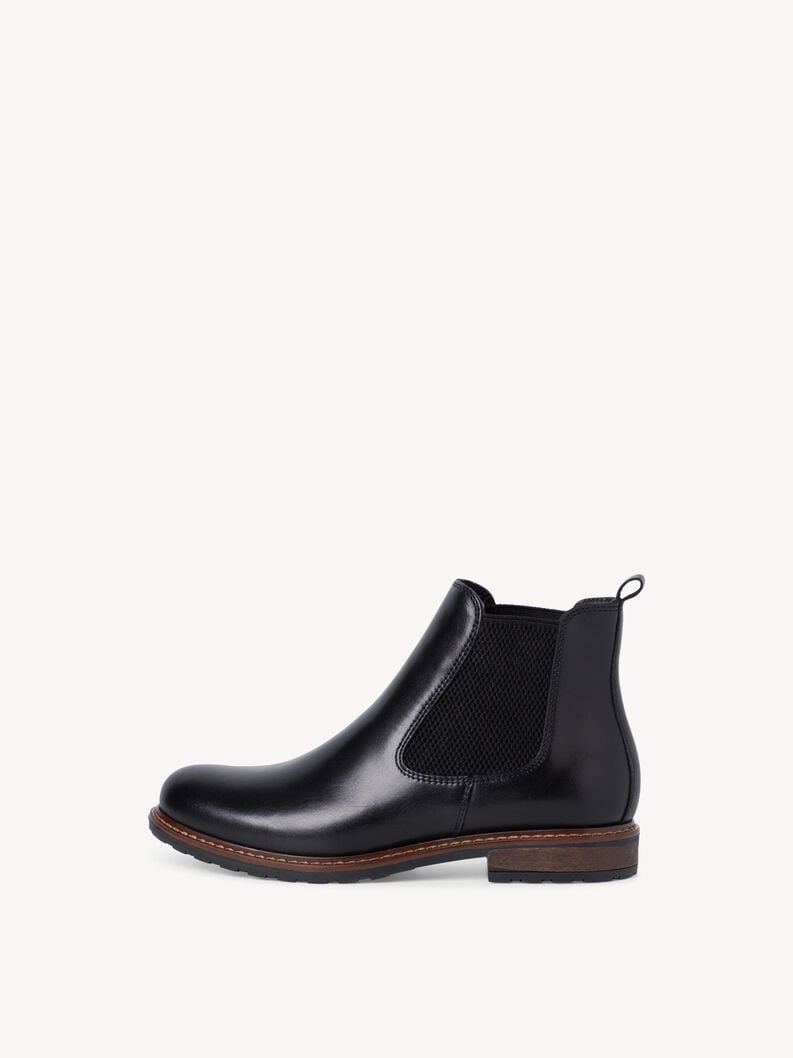 cuoio chelsea boot - nero 1-25056-41-003 compra tamaris stivaletti online