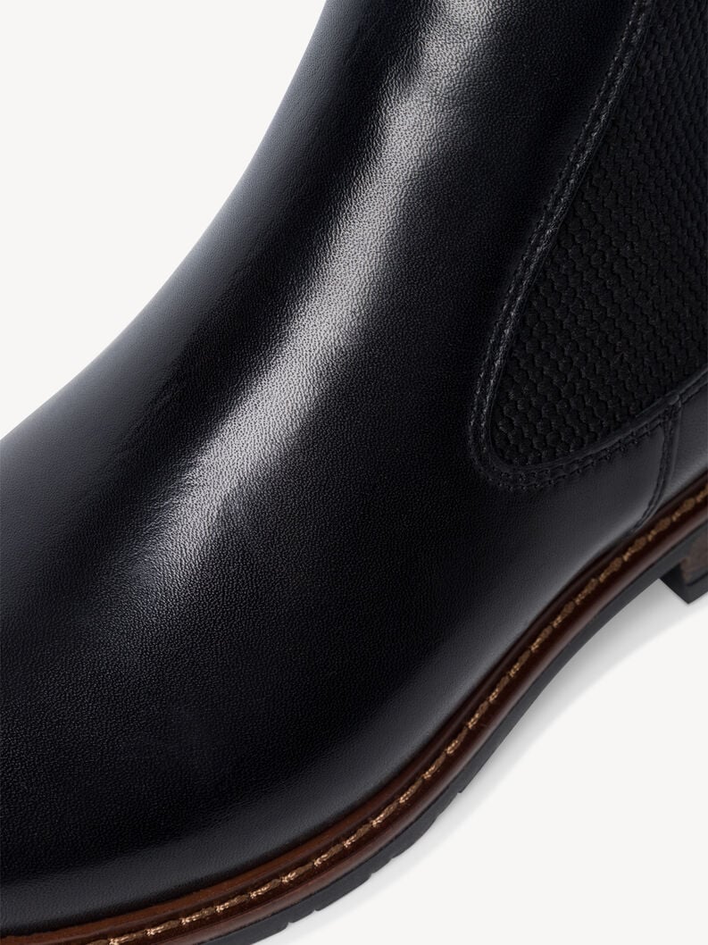 cuoio chelsea boot - nero 1-25056-41-003 compra tamaris stivaletti online