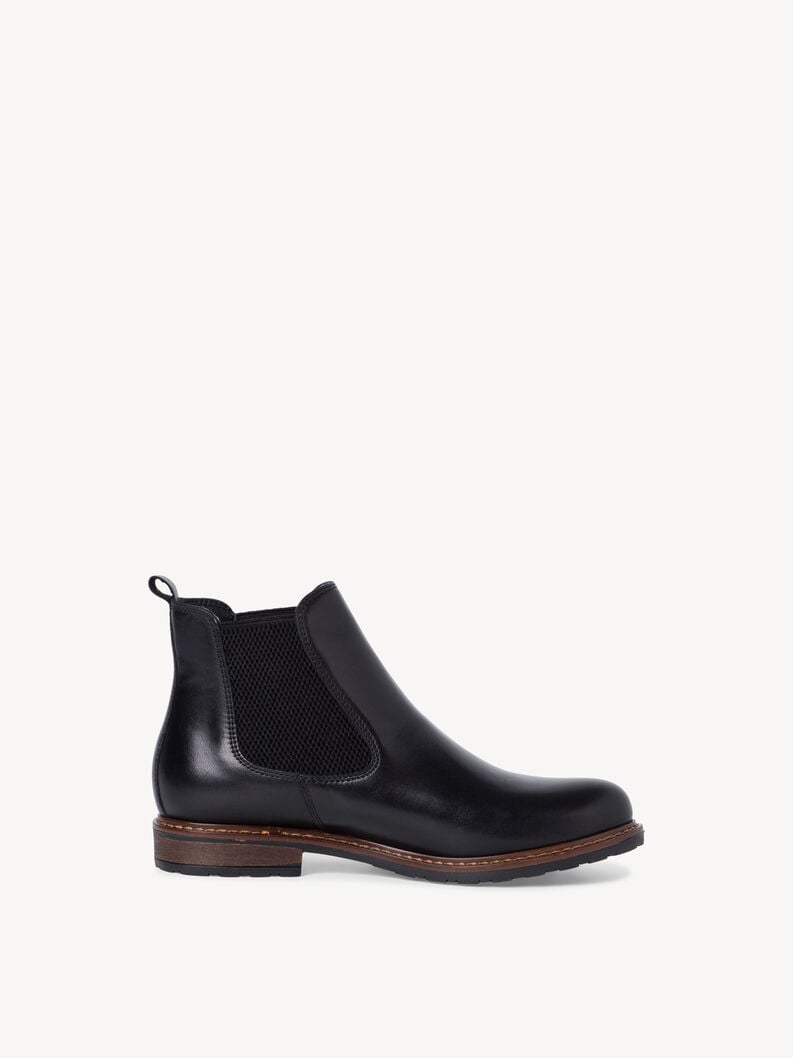 cuoio chelsea boot - nero 1-25056-41-003 compra tamaris stivaletti online