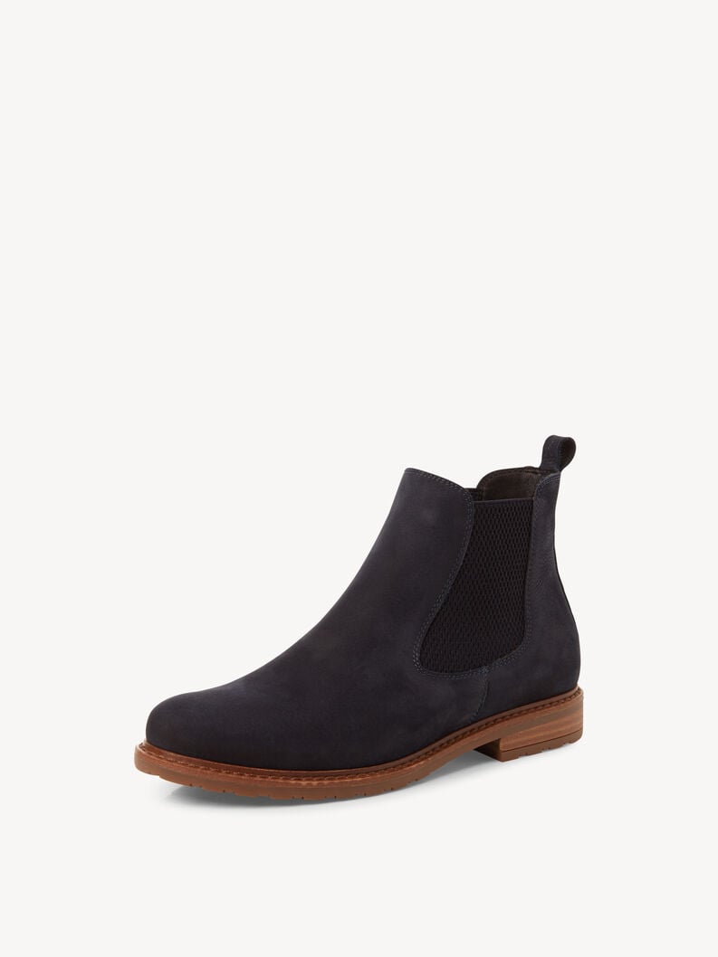 cuoio chelsea boot - blu 1-25056-41-827 compra tamaris stivaletti online