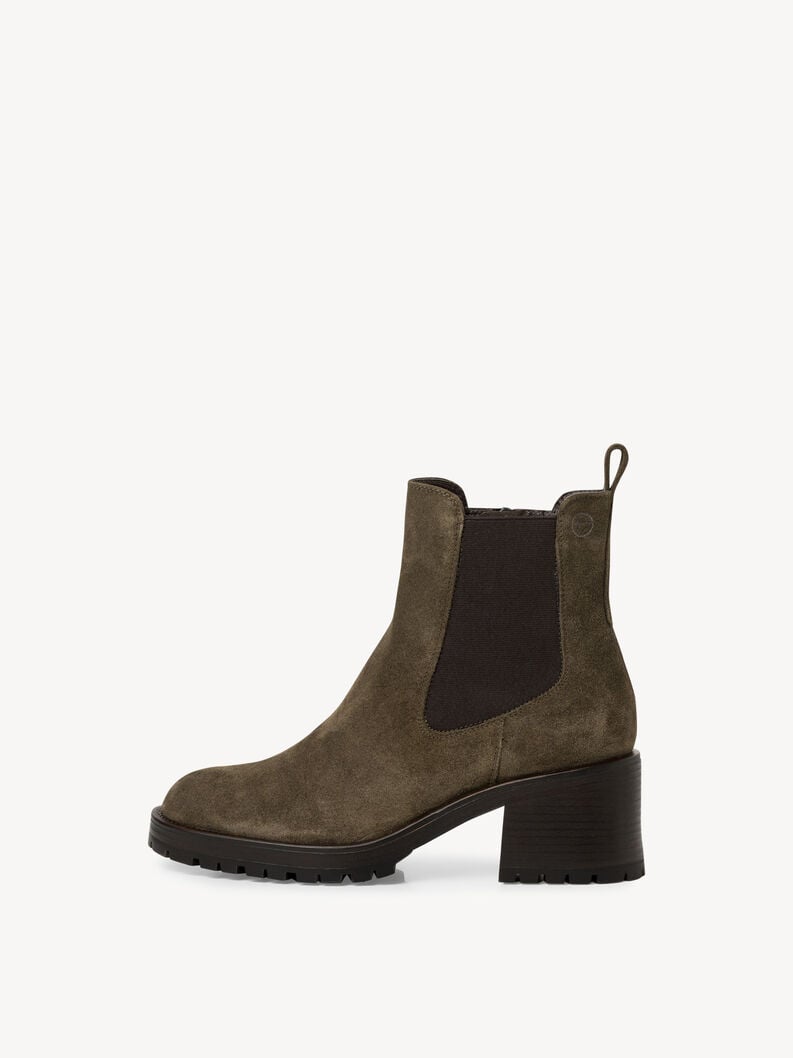 cuoio chelsea boot - verde 1-25066-41-722 compra tamaris stivaletti online