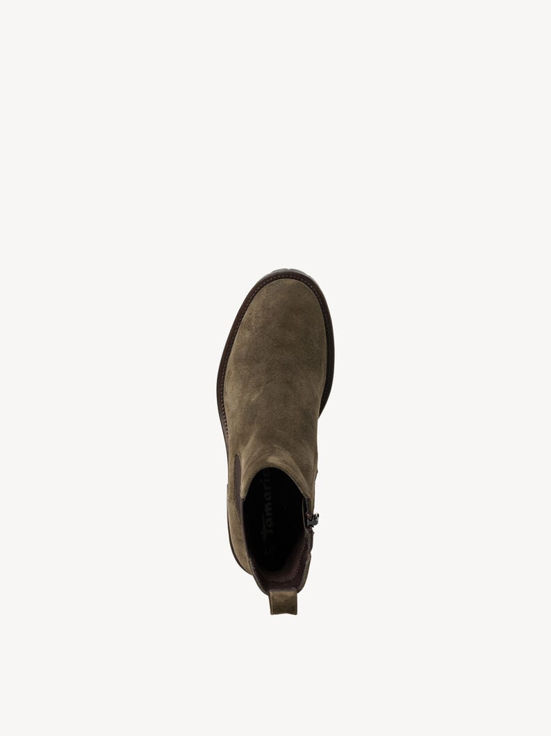cuoio chelsea boot - verde 1-25066-41-722 compra tamaris stivaletti online