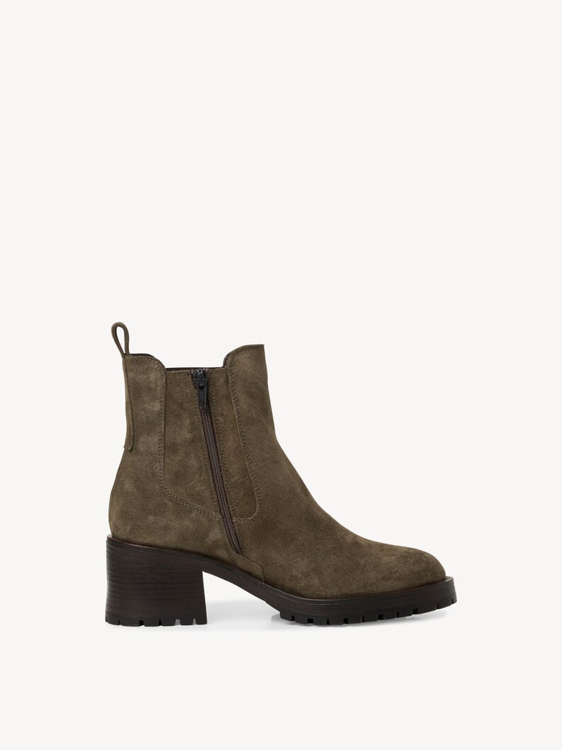 cuoio chelsea boot - verde 1-25066-41-722 compra tamaris stivaletti online