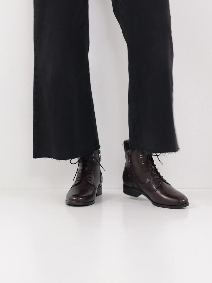 bootie marrone 1-25121-43-304 compra tamaris stivaletti online