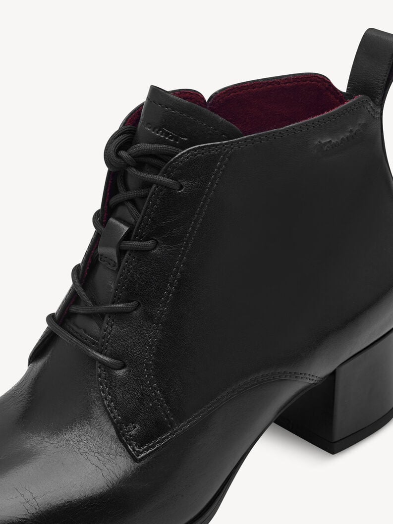 bootie in pelle - nero 1-25131-43-001 compra tamaris stivaletti online