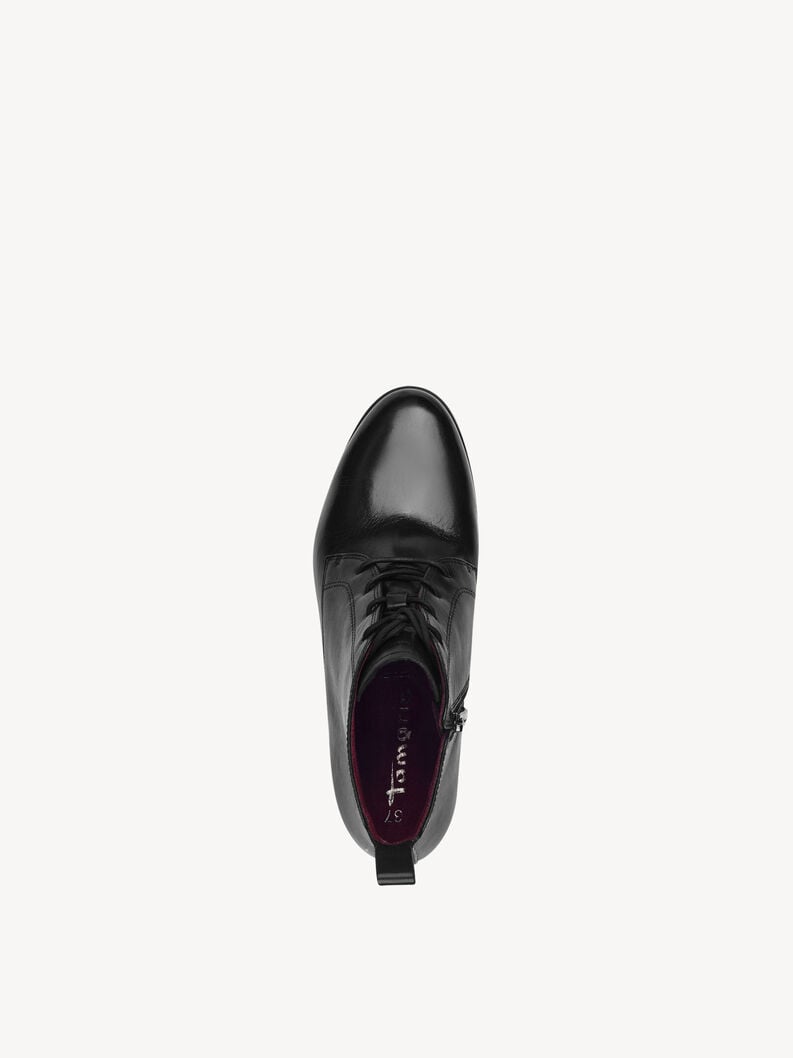 bootie in pelle - nero 1-25131-43-001 compra tamaris stivaletti online