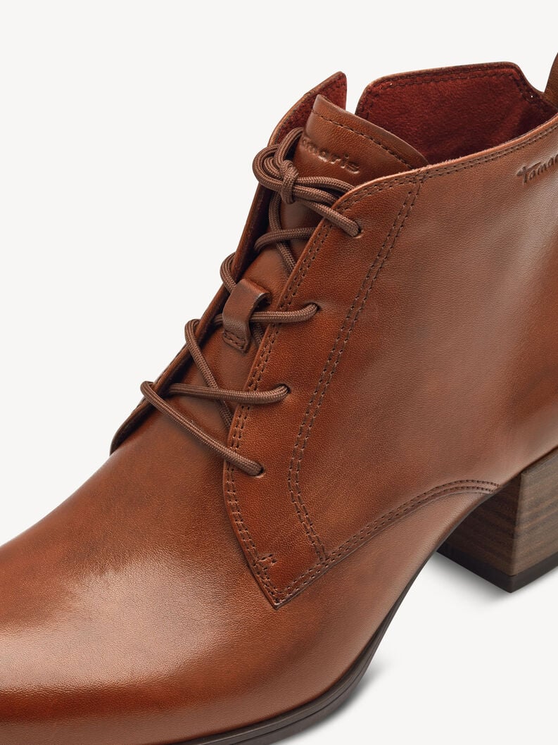 bootie in pelle - marrone 1-25131-43-305 compra tamaris stivaletti online