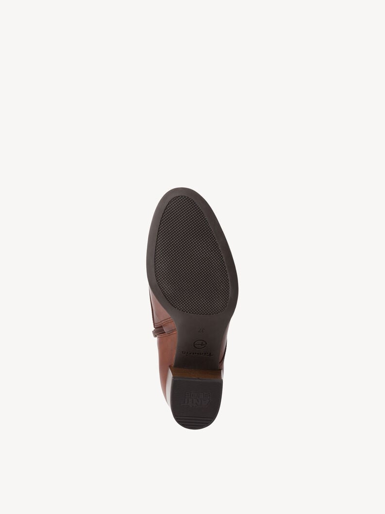 bootie in pelle - marrone 1-25131-43-305 compra tamaris stivaletti online