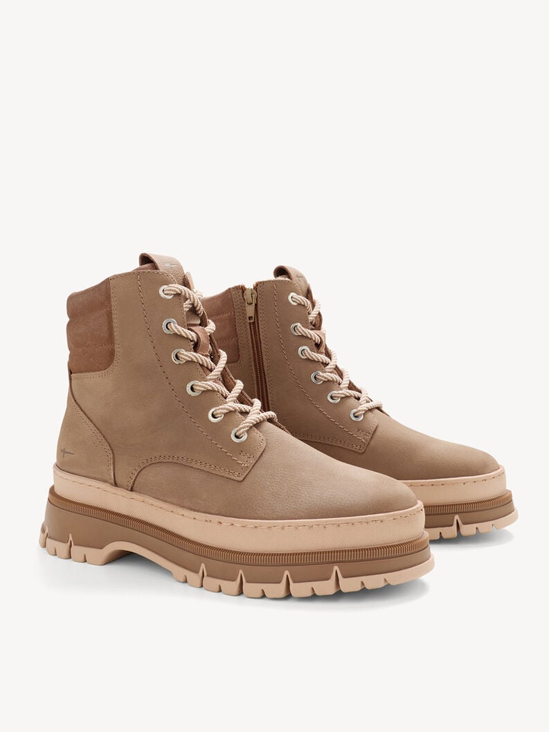bootie in pelle beige 1-25200-45-341 compra tamaris stivaletti online