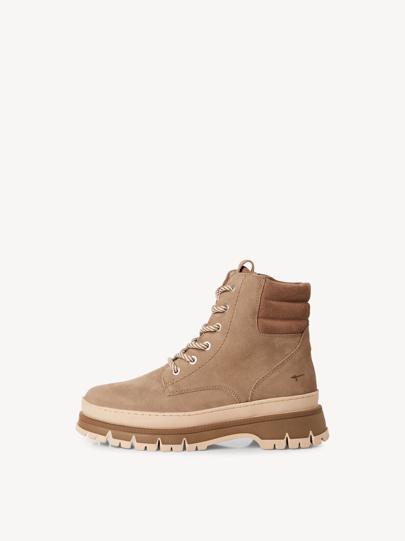 bootie in pelle beige 1-25200-45-341 compra tamaris stivaletti online