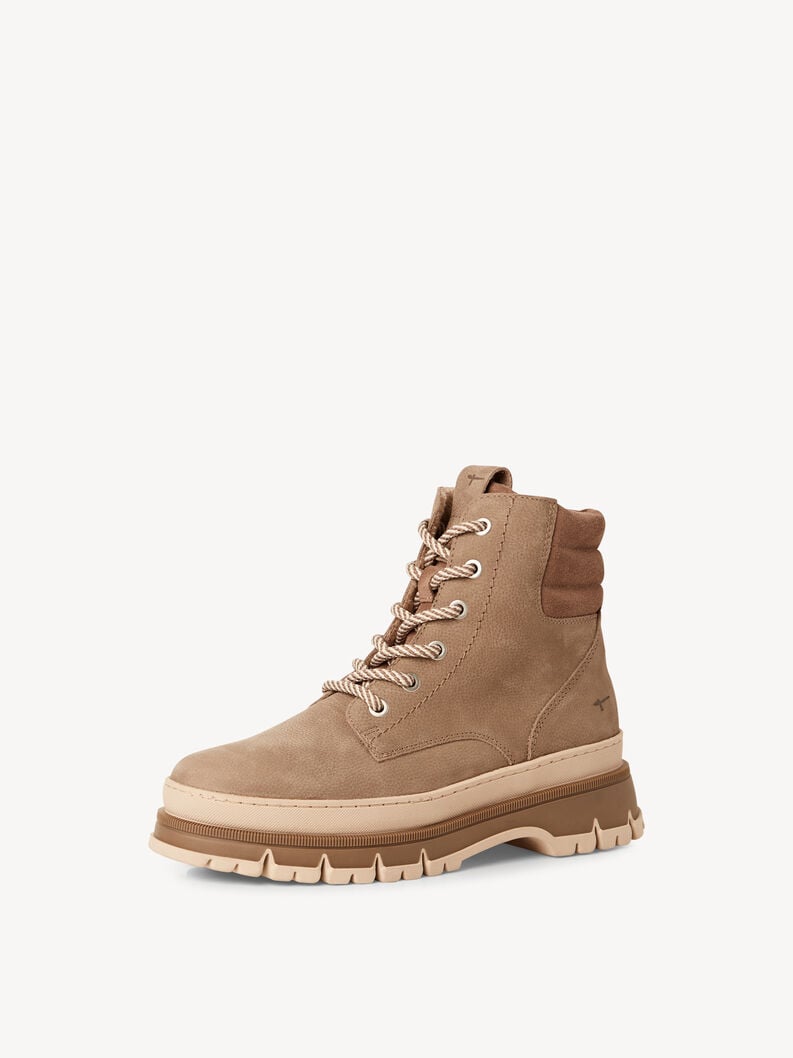 bootie in pelle beige 1-25200-45-341 compra tamaris stivaletti online