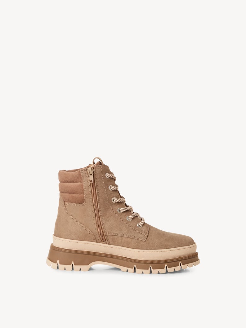 bootie in pelle beige 1-25200-45-341 compra tamaris stivaletti online
