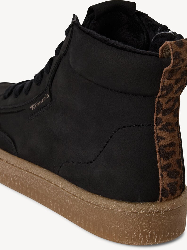 bootie in pelle - nero 1-25203-45-001 compra tamaris stivaletti online