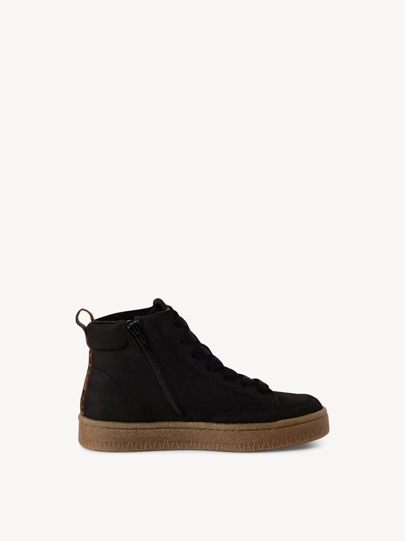 bootie in pelle - nero 1-25203-45-001 compra tamaris stivaletti online