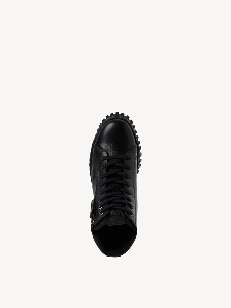 bootie in pelle - nero 1-25206-43-003 compra tamaris stivaletti online