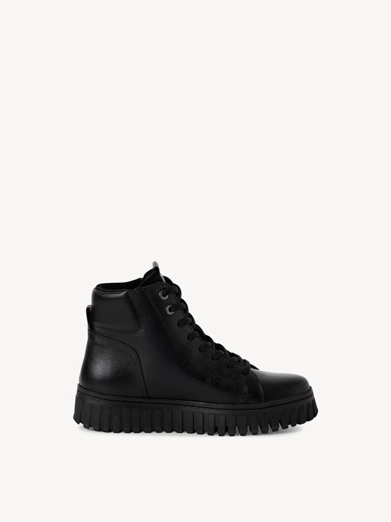 bootie in pelle - nero 1-25206-43-003 compra tamaris stivaletti online