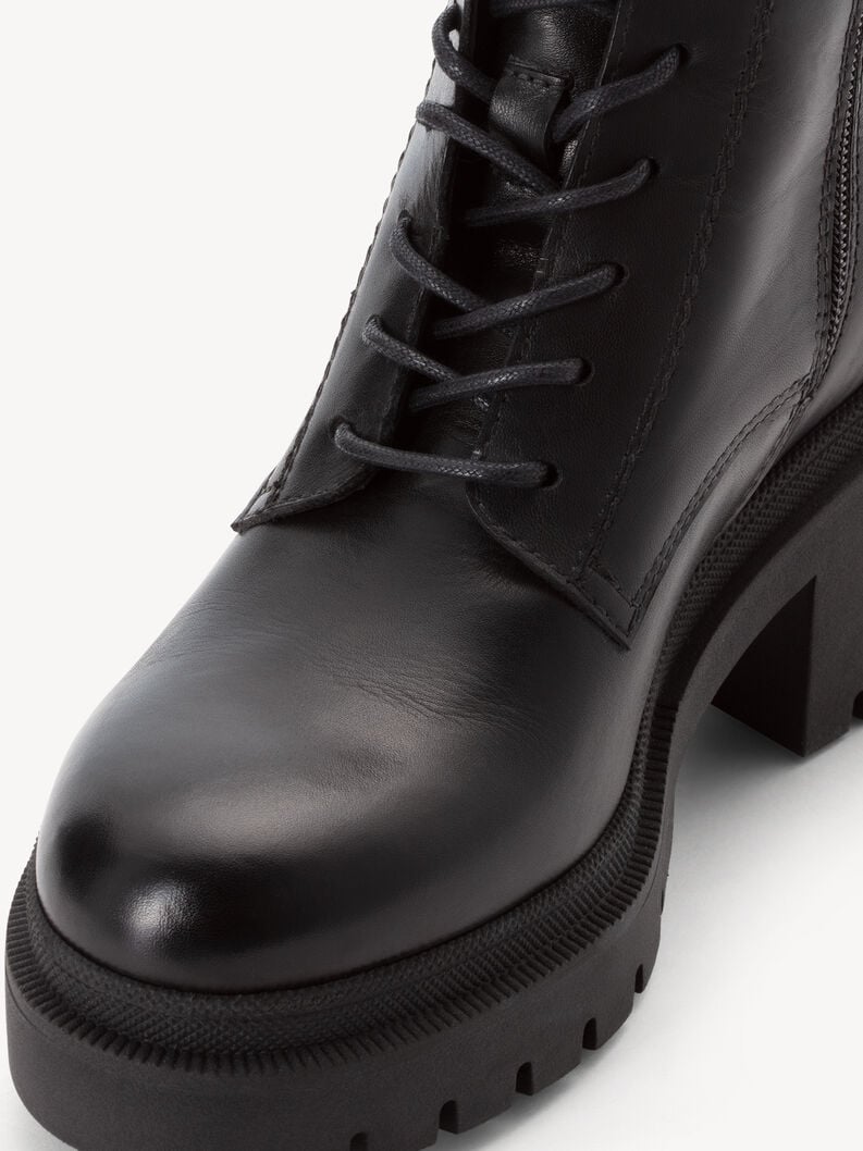 bootie in pelle - nero 1-25275-45-001 compra tamaris stivaletti online