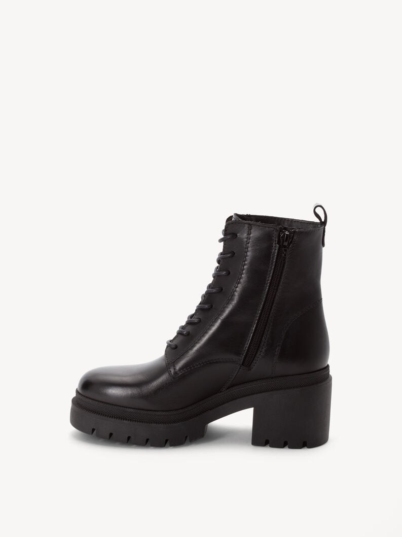 bootie in pelle - nero 1-25275-45-001 compra tamaris stivaletti online