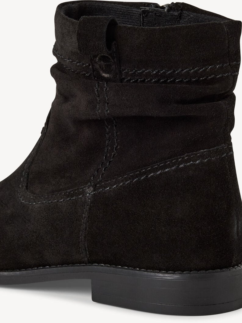 bootie in pelle - nero 1-25305-45-001 compra tamaris stivaletti online