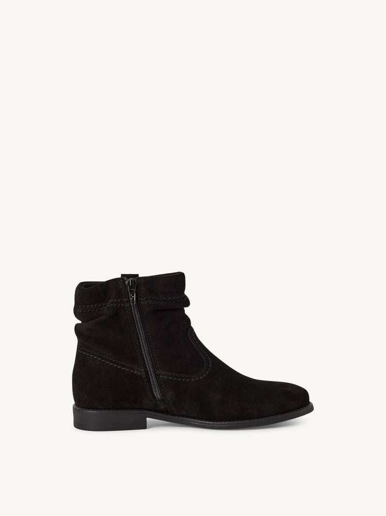 bootie in pelle - nero 1-25305-45-001 compra tamaris stivaletti online