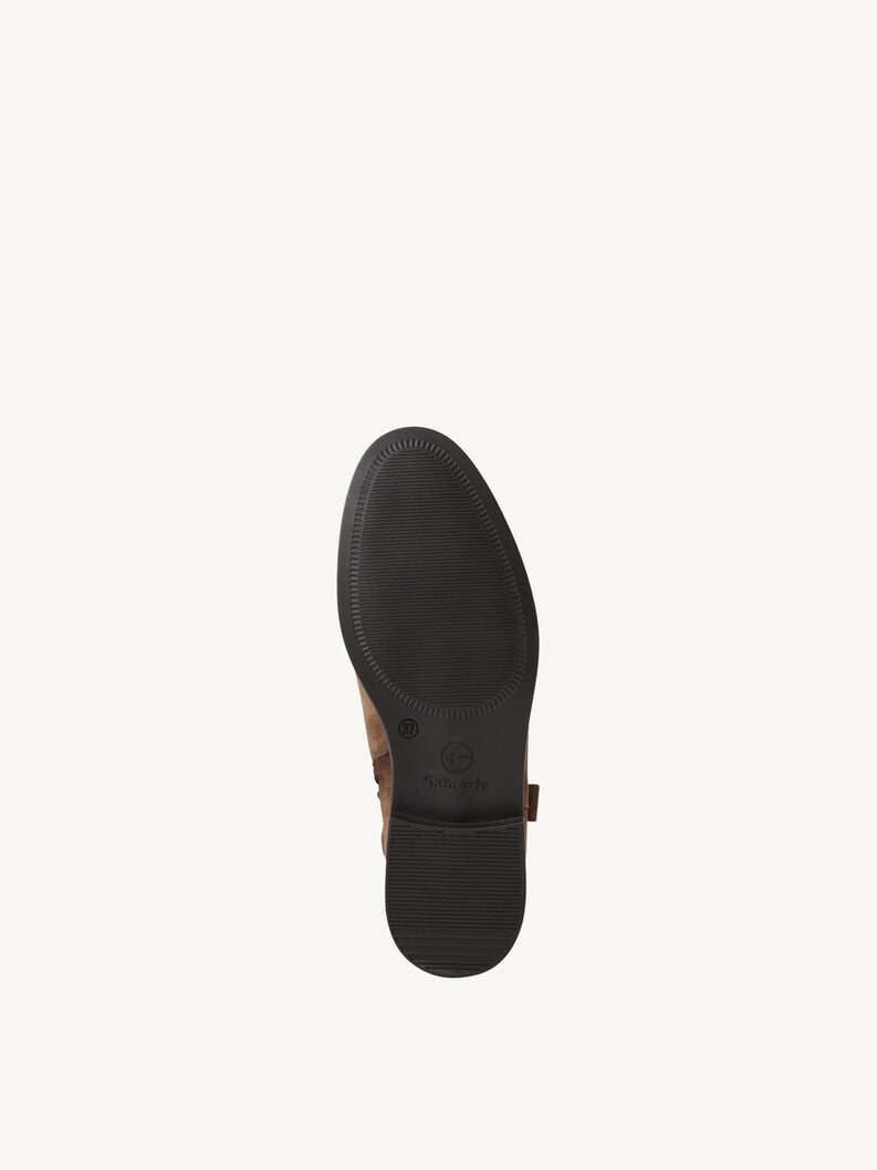 bootie in pelle - marrone 1-25305-45-300 compra tamaris stivaletti online