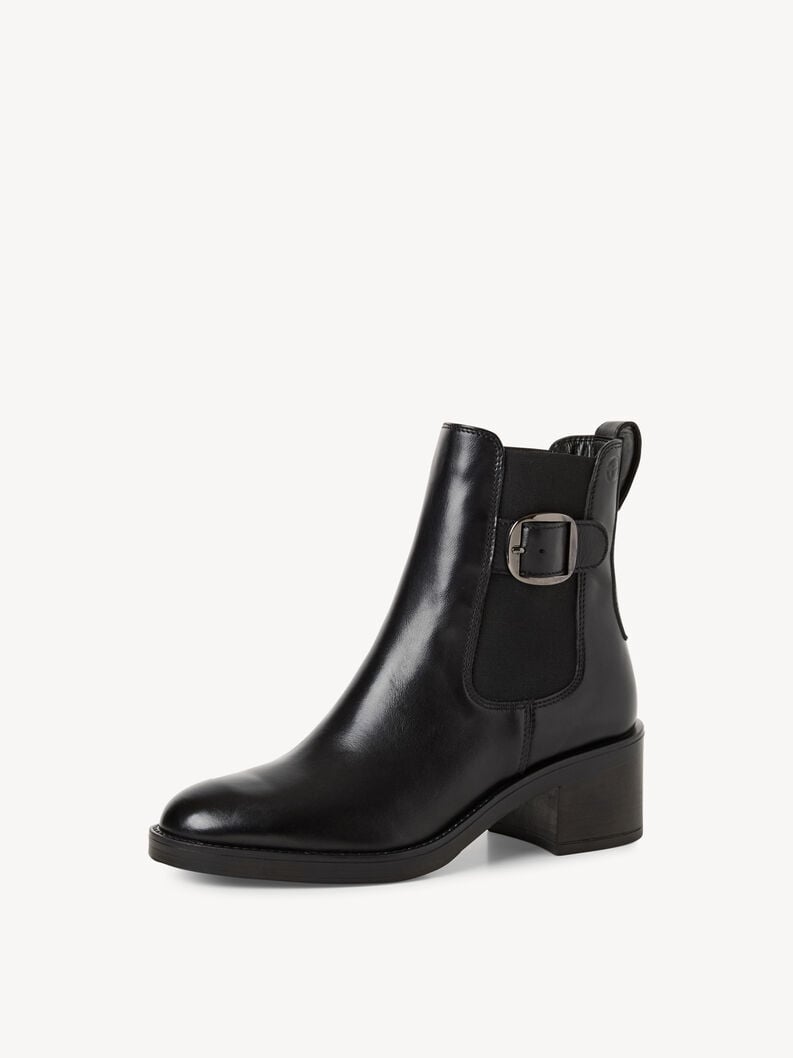 cuoio chelsea boot - nero 1-25307-45-003 compra tamaris stivaletti online
