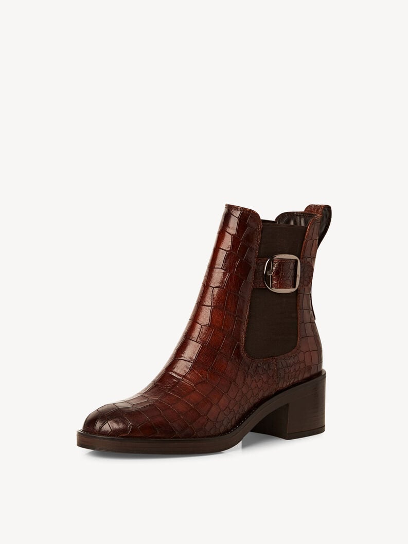 cuoio chelsea boot marrone 1-25307-45-395 compra tamaris stivaletti online