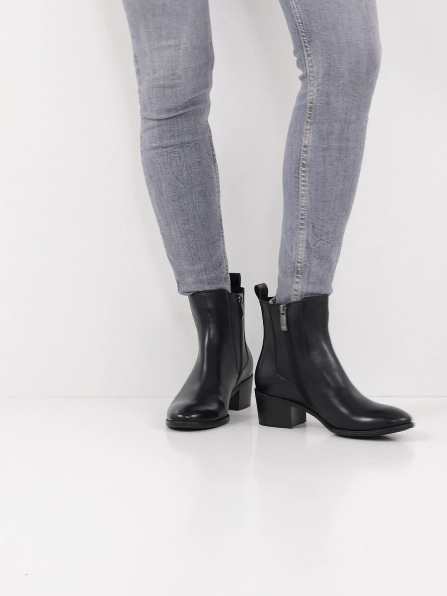 cuoio chelsea boot - nero 1-25325-45-003 compra tamaris stivaletti online