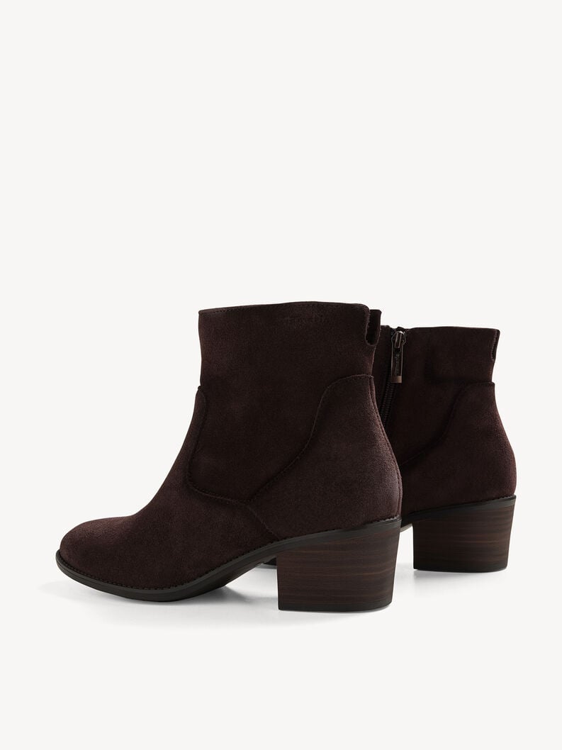 bootie in pelle - marrone 1-25329-45-304 compra tamaris stivaletti online