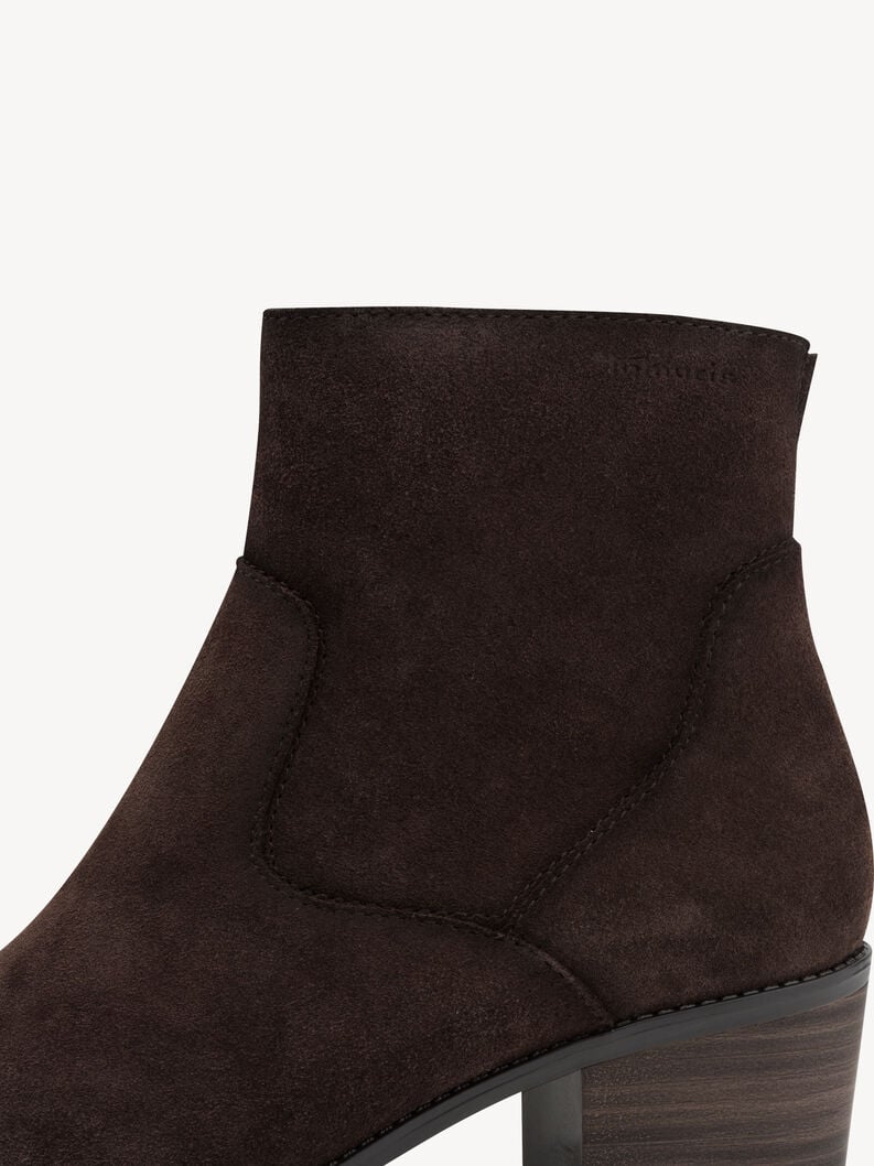 bootie in pelle - marrone 1-25329-45-304 compra tamaris stivaletti online