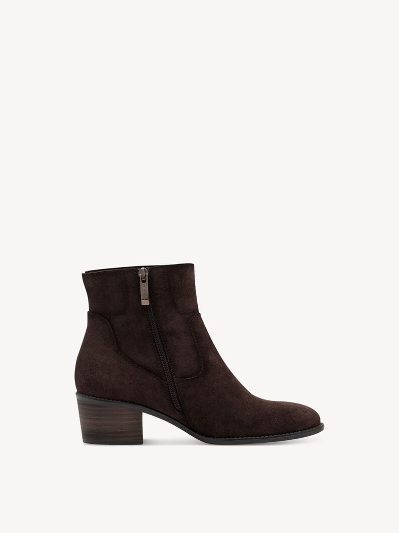 bootie in pelle - marrone 1-25329-45-304 compra tamaris stivaletti online