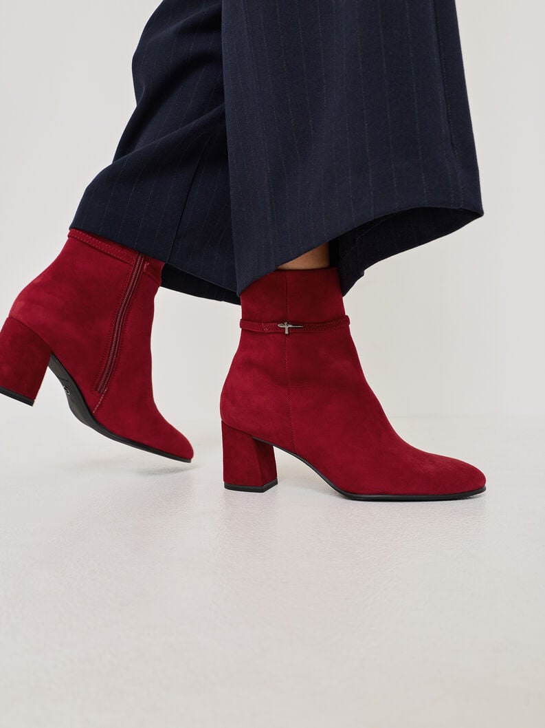 bootie - rosso 1-25336-43-500 compra tamaris stivaletti online