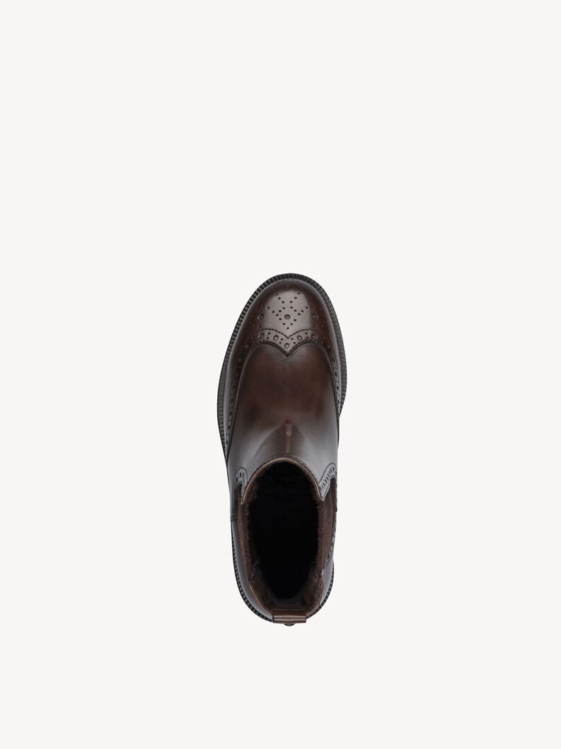 bootie in pelle - marrone 1-25338-45-342 compra tamaris stivaletti online