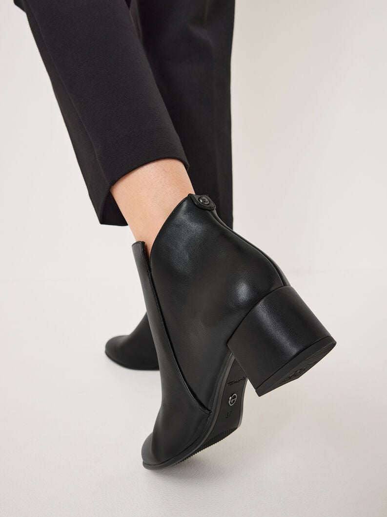 bootie nero 1-25355-43-001 compra tamaris stivaletti online
