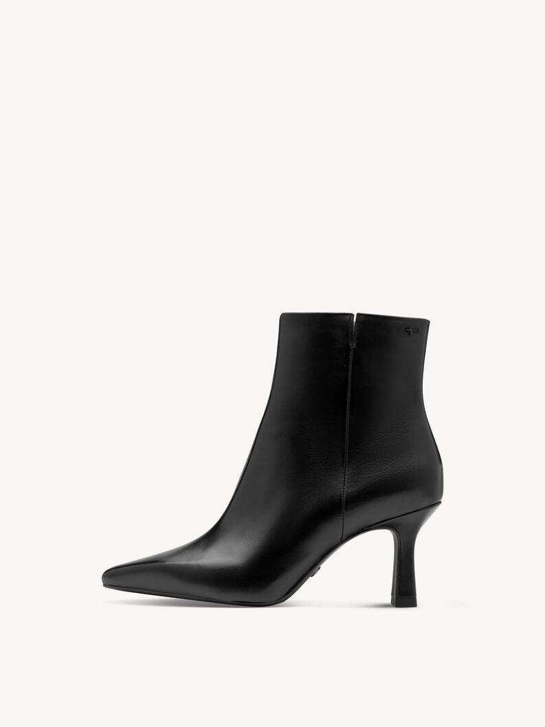 bootie in pelle - nero 1-25358-45-003 compra tamaris stivaletti online