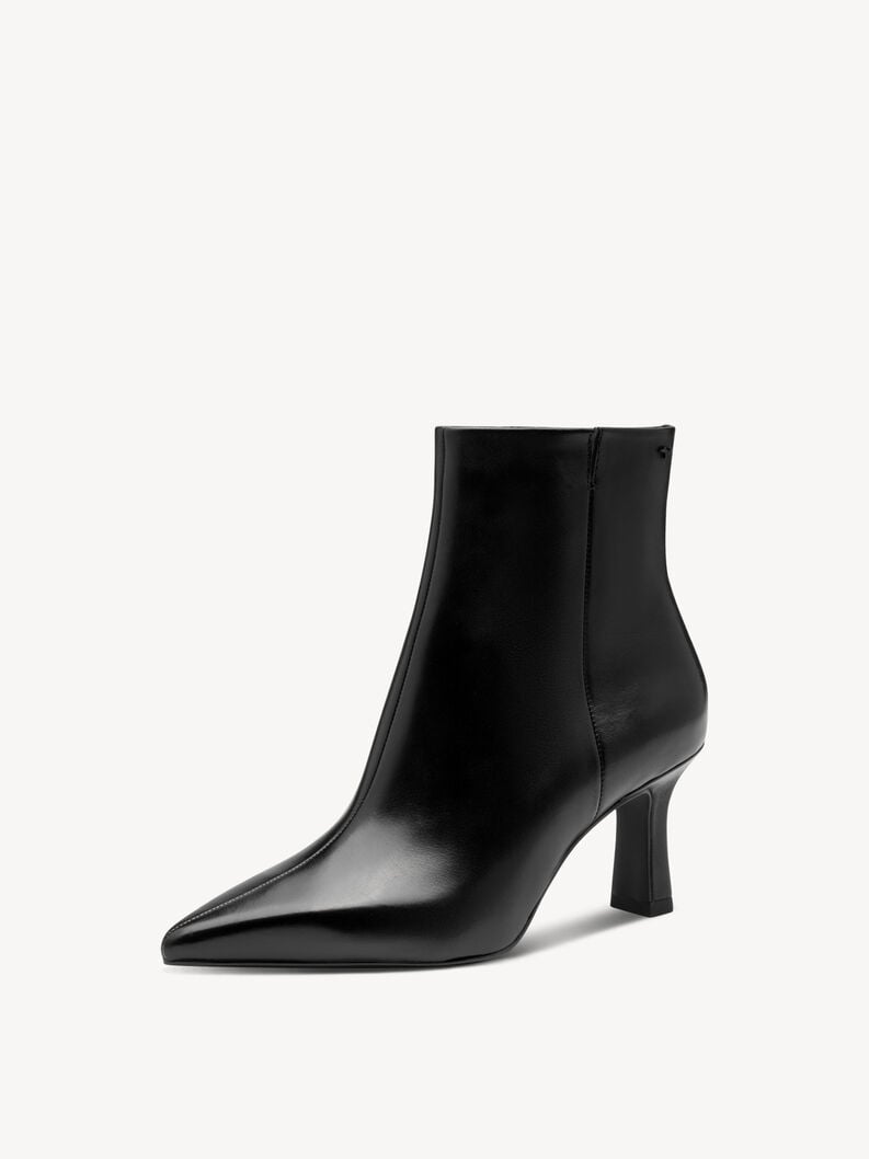 bootie in pelle - nero 1-25358-45-003 compra tamaris stivaletti online
