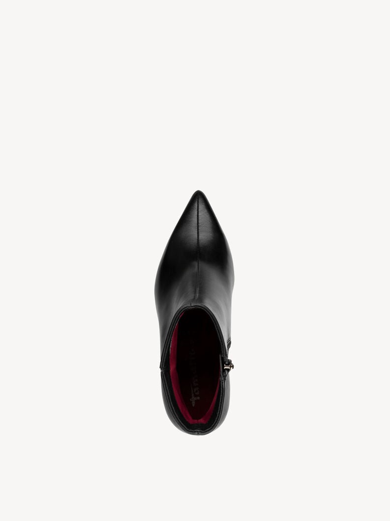 bootie in pelle - nero 1-25358-45-003 compra tamaris stivaletti online