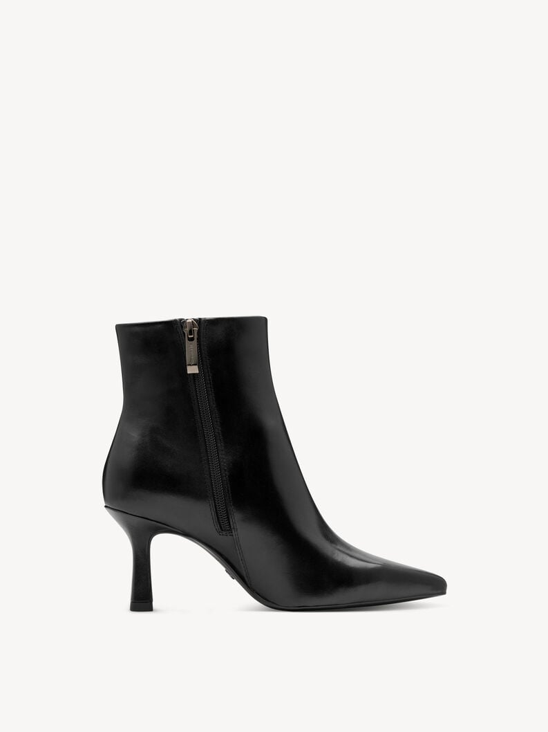 bootie in pelle - nero 1-25358-45-003 compra tamaris stivaletti online
