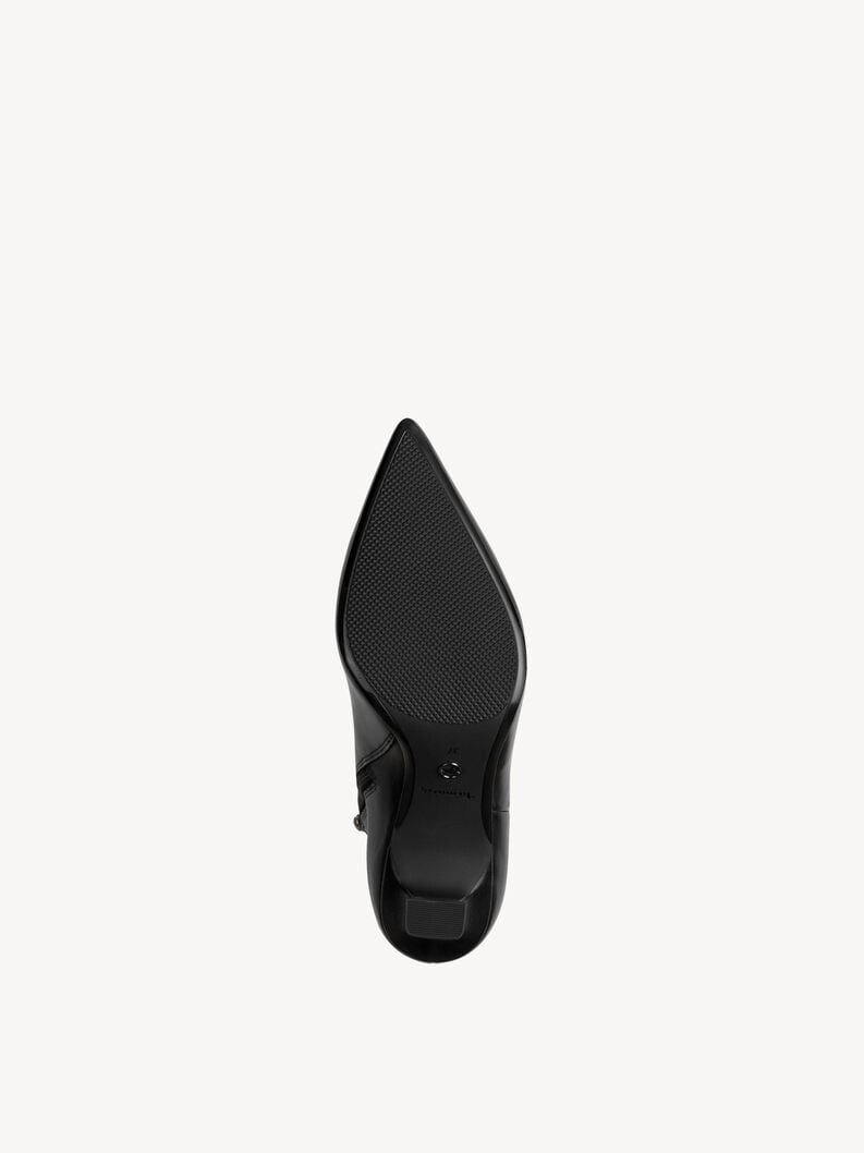 bootie in pelle - nero 1-25358-45-003 compra tamaris stivaletti online