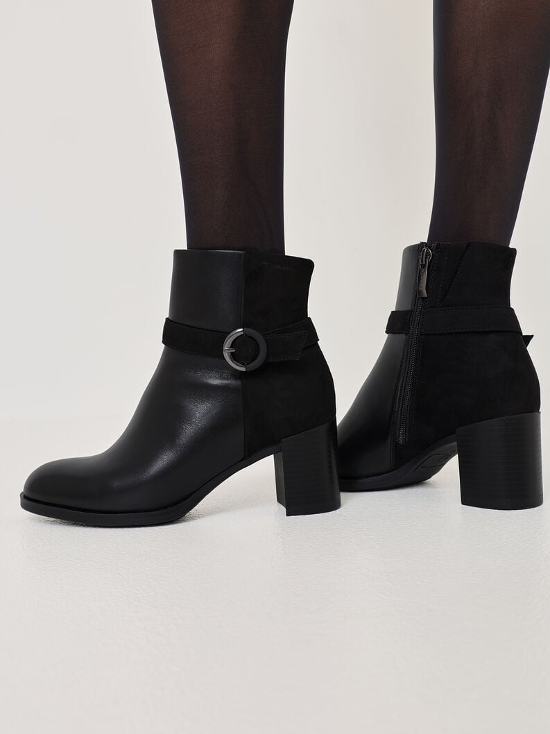bootie nero 1-25363-45-001 compra tamaris stivaletti online
