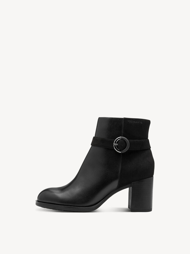 bootie nero 1-25363-45-001 compra tamaris stivaletti online