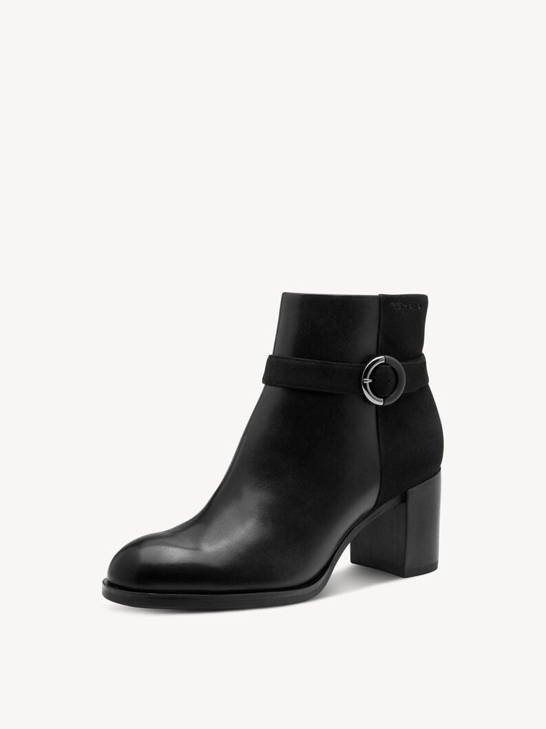 bootie nero 1-25363-45-001 compra tamaris stivaletti online