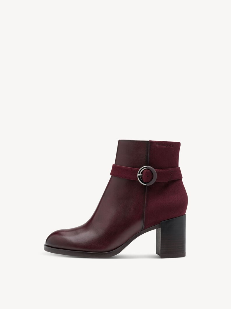 bootie - rosso 1-25363-45-537 compra tamaris stivaletti online