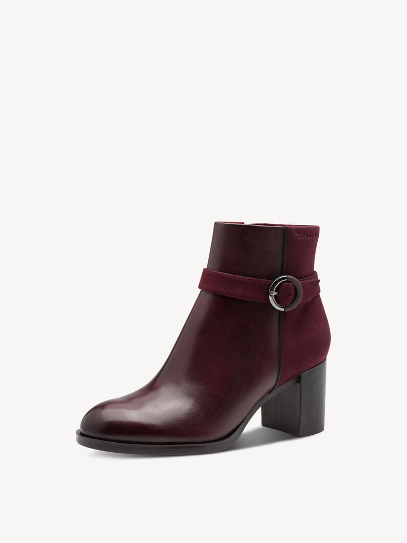 bootie - rosso 1-25363-45-537 compra tamaris stivaletti online