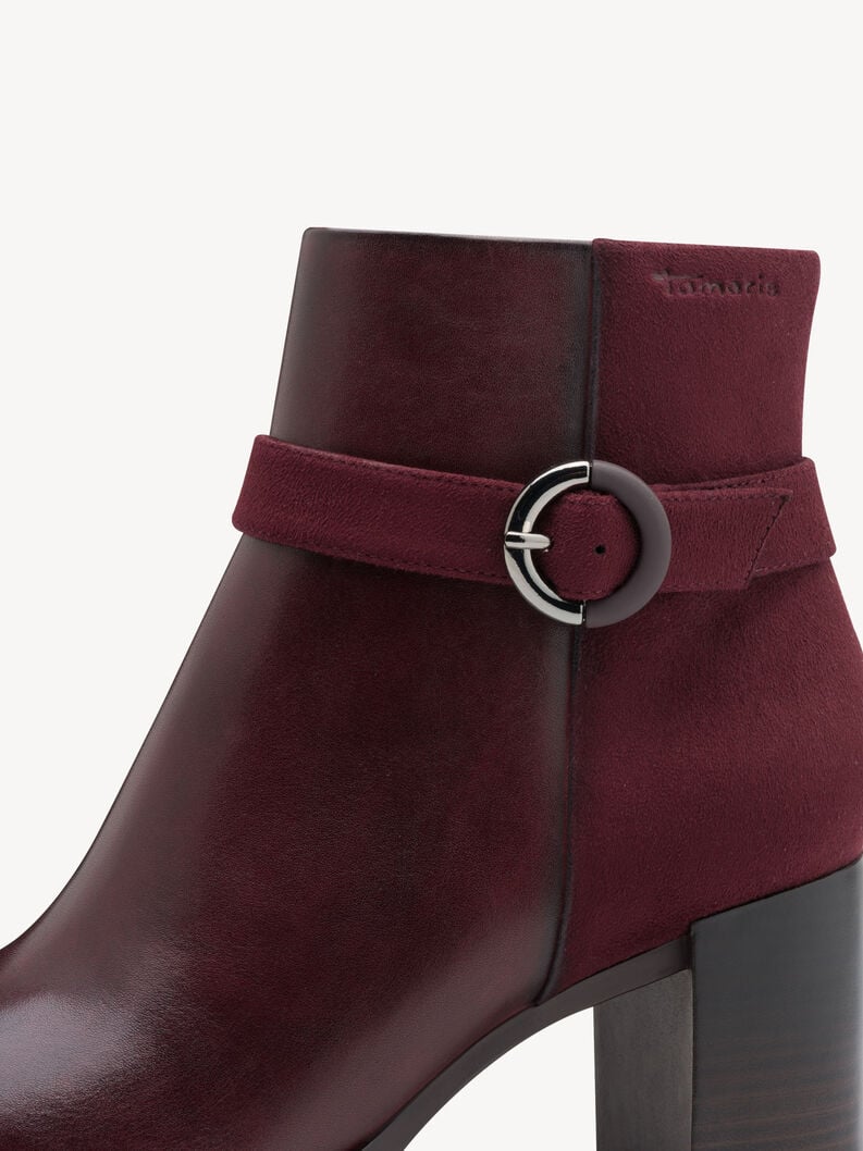 bootie - rosso 1-25363-45-537 compra tamaris stivaletti online
