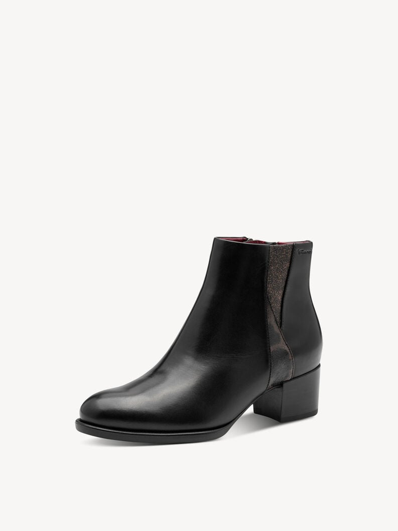 bootie nero 1-25366-45-001 compra tamaris stivaletti online