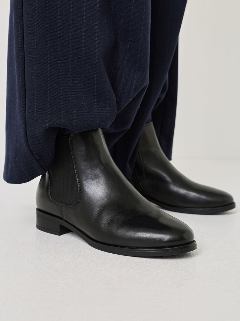 cuoio chelsea boot - nero 1-25377-45-001 compra tamaris stivaletti online